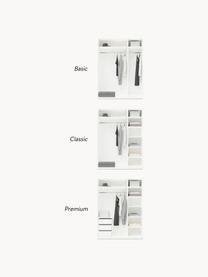 Armario modular Leon, 3 puertas (150 cm), diferentes variantes, Estructura: tablero aglomerado revest, Blanco, Interior Basic (An 150 x Al 200 cm)