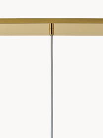 Dimmbare Pendelleuchte Cluster, Lampenschirm: Glas, Transparent, Goldfarben, B 50 x H 204 cm