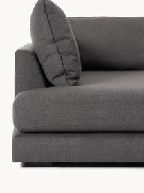 Ecksofa Tribeca, Bezug: 100 % Polyester Der hochw, Gestell: Massives Kiefernholz, Füße: Massives Buchenholz, lack, Webstoff Anthrazit, B 274 x T 192 cm, Eckteil links