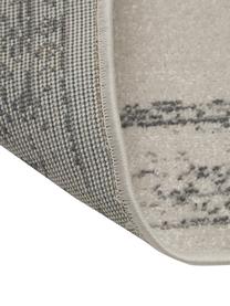 In- & outdoor vloerkleed Everly in vintage stijl in grijs, 100% polypropyleen, Grijs, B 80 x L 150 cm (maat XS)