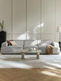 Cord-Sofa Melva (4-Sitzer), Bezug: Cord (92 % Polyester, 8 %, Gestell: Massives Kiefernholz, Spe, Cord Grau, B 319 x T 101 cm