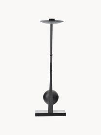 Candelabro di design in metallo Interconnect, Acciaio rivestito, Nero, Larg. 70 x Alt. 42 cm