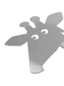 Messlatte Giraffe, Metall, pulverbeschichtet, Grau, B 28 x H 115 cm