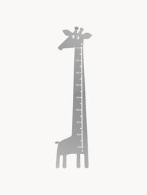 Messlatte Giraffe, Metall, pulverbeschichtet, Grau, B 28 x H 115 cm