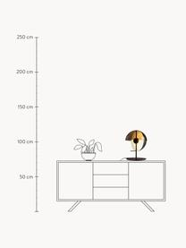 Dimmbare LED-Tischlampe Theia, Lampenschirm: Acrylglas, Metall, beschi, Anthrazit, Weiß, Ø 32 x H 44 cm