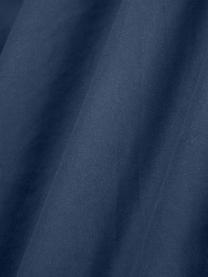 Drap-housse en flanelle Biba, Bleu foncé, larg. 200 x long. 200 cm, haut. 25 cm