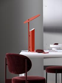 Lámpara de mesa grande Reflect, Cable: cubierto en tela, Rojo, Ø 30 x Al 60 cm