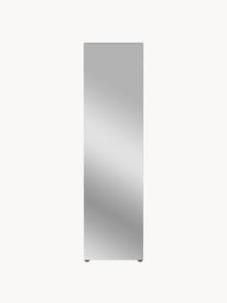Kleiderschrank Mirabella, Korpus: Spanplatte, melaminharzbe, Front: Spiegelglas, Füße: Kunststoff, Weiß, B 54 x H 199 cm