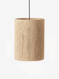 Lampada a sospensione piccola in juta RO Ø 23 cm, Paralume: juta, Beige, Ø 23 x Alt. 30 cm