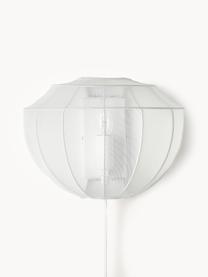 Kinkiet z siateczki Beau, Stelaż: metal malowany proszkowo, Biały, S 30 x W 22 cm