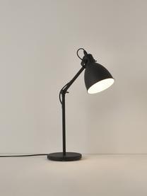 Stolová lampa Ethan, Čierna, Ø 15 x V 43 cm