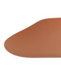 Vassoio decorativo color terracotta Cloud, Metallo rivestito, Rosso terracotta, Larg. 41 x Prof. 26 cm