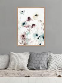 Impression sur toile encadrée Flower Dance, Multicolore