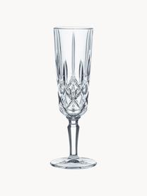 Kristall-Sektgläser Noblesse, 4 Stück, Kristallglas, Transparent, Ø 7 x H 20 cm, 155 ml