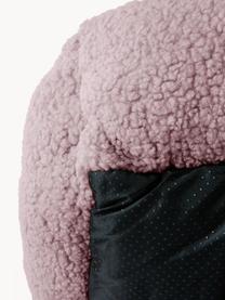 Cama para mascotas de borreguillo Kelsey, Tapizado: tejido bouclé (100% polié, Rosa claro, An 58 x L 78 cm