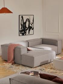 Sofá rinconera modular Lennon, Tapizado: 100% poliéster Alta resis, Estructura: madera contrachapada de p, Patas: plástico Este producto es, Tejido gris, An 238 x F 180 cm, chaise longue izquierda