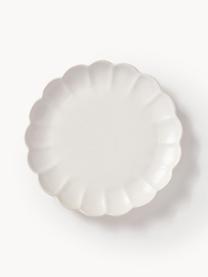 Ontbijtbord Sabina, 4 stuks, Keramiek, Gebroken wit, Ø 21 cm