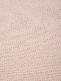 Tapis fin en coton rose, tissé main Agneta, Rose