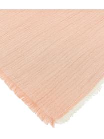 Katoenen servetten Layer, 4 stuks, 100% katoen, Roze, B 45 x L 45 cm