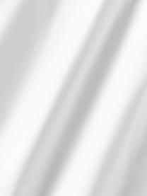 Drap-housse en percale de coton pour sommier tapissier Elsie, Blanc, larg. 90 x long. 200 cm, haut. 35 cm