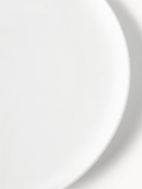 Piatto piano in porcellana Nessa, Porcellana a pasta dura di alta qualità smaltata, Bianco latte lucido, Ø 32 cm