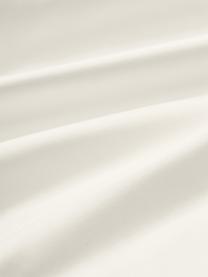 Sábana encimera de satén Premium, Blanco crema, Cama 90 cm (180 x 280 cm)
