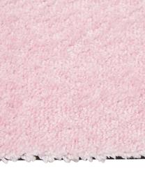 Felpudo de poliamida Perla, lavable, Parte delantera: poliamida, Parte trasera: plástico, Rosa, An 50 x L 75 cm