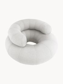 Sillón artesanal para exterior Don Out, Tapizado: 70% PAN + 30% PES, imperm, Gris claro, Ø 98 x Al 50 cm