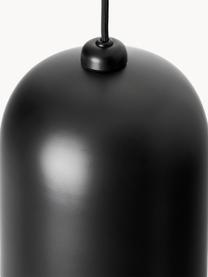 Kleine Pendelleuchte Angle, Lampenschirm: Metall, beschichtet, Diffusorscheibe: Kunststoff, Baldachin: Metall, beschichtet, Schwarz, Ø 21 x H 32 cm