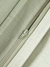 Funda de cojín de algodón Vicky, 100% algodón, Verde salvia, An 50 x L 50 cm