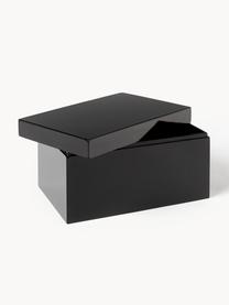 Boîtes de rangement Kylie, 2 élém., MDF, Noir, blanc cassé, Lot de différentes tailles