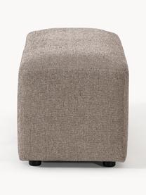 Pouf Melva, larg. 99 x prof. 42 cm, Tissu grège, larg. 99 x prof. 42 cm