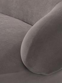 Sofa Alba (4-Sitzer), Bezug: 97 % Polyester, 3 % Nylon, Gestell: Massives Fichtenholz, Bir, Webstoff Taupe, B 326 x T 112 cm