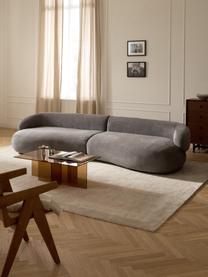 Sofa Alba (4-osobowa), Tapicerka: 97% poliester, 3% nylon D, Stelaż: lite drewno świerkowe, sk, Nogi: tworzywo sztuczne Ten pro, Taupe tkanina, S 326 x G 112 cm