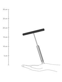 Stěrka na palačinky Sili, Nerezová ocel 18/10, silikon, Nerezová ocel, černá, Š 12 cm, D 19 cm