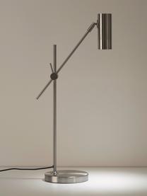Lampe de bureau Cassandra, Argenté, haute brillance, prof. 47 x haut. 55 cm
