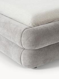 Polsterbett Solomon, Bezug: 100 % Polyester Der hochw, Gestell: Schichtholz, Webstoff Hellgrau, B 140 x L 200 cm