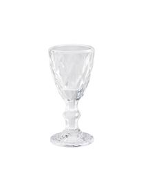 Copas licor de cristal Prisma, 6 uds., Vidrio, Transparente, Ø 5 x Al 11 cm