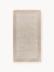 Laagpolig vloerkleed Kari, 100% polyester, GRS-gecertificeerd, Beige, B 80 x L 150 cm (maat XS)