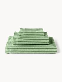 Set di asciugamani Irma, varie misure, Verde, Set di 4 (asciugamano e telo da bagno)
