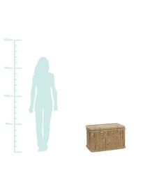 Set de cajas Nina, 2 pzas., Caja: bambú, Beige, Set de diferentes tamaños