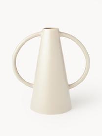 Designová váza Frigya, Kamenina, Světle béžová, Ø 6 cm, V 31 cm