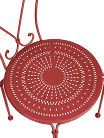 Sedia da giardino in metallo Century, Metallo verniciato a polvere, Rosso, Larg. 41 x Prof. 53 cm