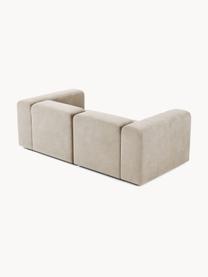 Modulares Sofa Lena (3-Sitzer), Bezug: Webstoff (88% Polyester, , Gestell: Kiefernholz, Schichtholz,, Webstoff Hellbeige, B 209 x T 106 cm