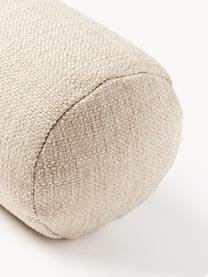 Sofa-Nackenrolle Sofia, Hülle: 100 % Polyester, Webstoff Hellbeige, Ø 17 x L 68 cm