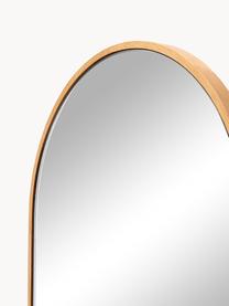 Oválne nástenné zrkadlo Avery, Dubové drevo, Š 40 x V 70 cm