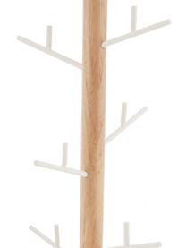 Stojak na biżuterię Tosca, Biały, jasne drewno naturalne, S 13 x W 36 cm