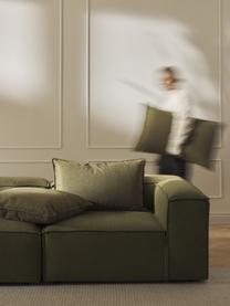 Cojín sofá Lennon, Funda: 100% poliéster, Tejido verde oliva, An 70 x L 70 cm