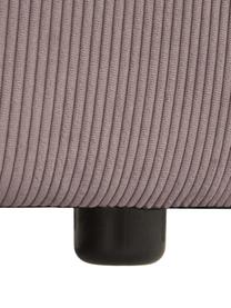Modulares Sofa Lennon (4-Sitzer) aus Cord, Bezug: Cord (92 % Polyester, 8 %, Gestell: Massives Kiefernholz FSC-, Füße: Kunststoff, Cord Taupe, B 327 x T 119 cm