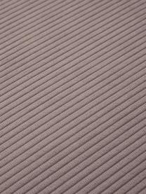 Modulares Sofa Lennon (4-Sitzer) aus Cord, Bezug: Cord (92 % Polyester, 8 %, Gestell: Massives Kiefernholz FSC-, Füße: Kunststoff, Cord Taupe, B 327 x T 119 cm